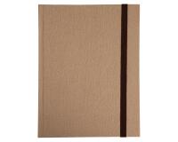 Notitieboekje Nature 220 x 170 mm 192 pagina's gelijnd - bruin