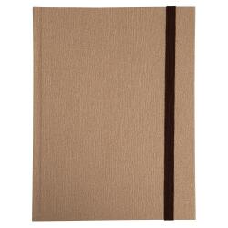 Le dauphin notebook 220x170, 192 lined pages - brown