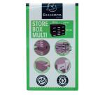Cassettiera Storebox Multi 11 cassetti Black Office - Nero/arlecchino