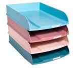 Exacompta Pack of 4 Letter Trays COMBO Styli Skandi - Assorted colours