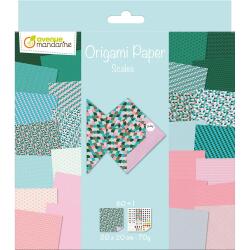 Origami Paper, Scales, 20 x 20 cm, 60F, 70g - Multicolore