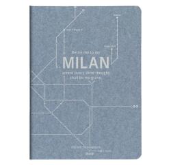 Jeans métro, Carnet mots de passe piqué cousu fil A5 - 14,8 x 21 cm, 32 pages imprimées, ass. - Bleu jeans