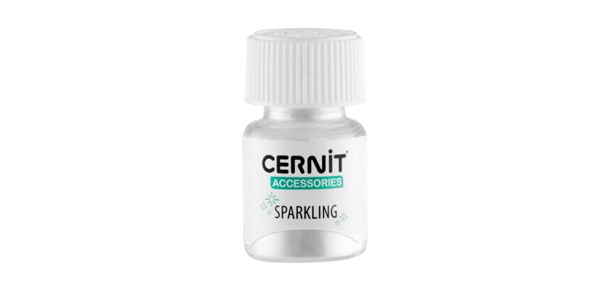 Cernit Sparkling 5 g Diamond argent - Argent