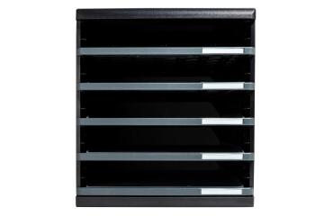 MODULO A4 - 5 open drawers ECO black/gre - Dark grey