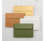 BLANC NATUREL, Paquet de 20 enveloppes Pollen 114x162mm 120g/m2 - Blanc naturel