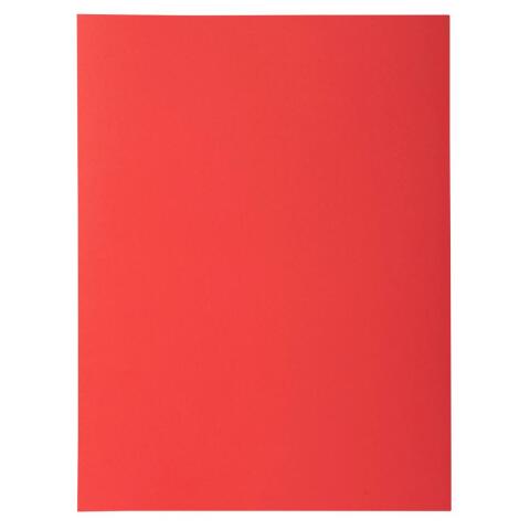 Paquete de 50 Subcarpetas 1 solapa Rock''s 210 g/m2 - Rojo