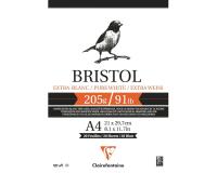 Bristol bloc collé 20F A4 205g