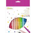 Pochette 12 feutres pailletés