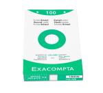 Confezione 100 cartoncini bristol a righe non perforati 125x200mm - Bianco