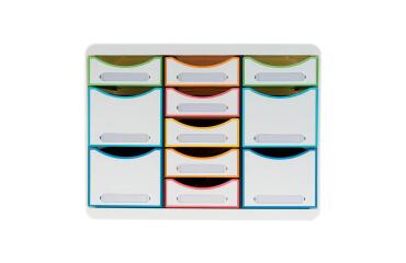 Store Box Multi Black Office White/Harl. - White/harlequin