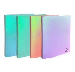 Classeur 4 anneaux 15mm PP Candy Tidy - Couleurs assorties