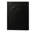 Protège-cahiers grain madras avec rabats marque-pages PVC 22/100ème 24x32 cm