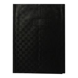 Protège-cahiers grain madras avec rabats marque-pages PVC 22/100ème 24x32 cm