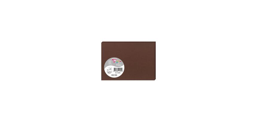 Paquet de 25 cartes simples Pollen 110x155mm 210g/m2