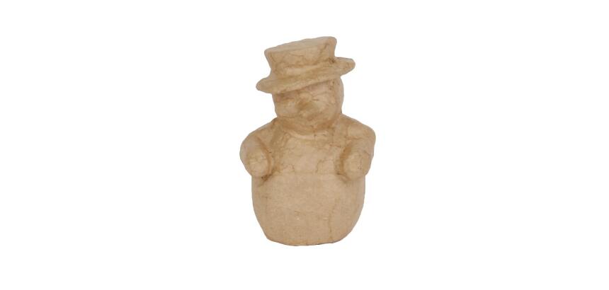 Bonhomme de neige 12cm - Kraft