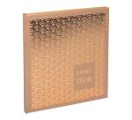 Livre d'or 140 pages tranche or - Format 21x19cm - PALMYRE