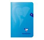 Carnet piqué Mimesys 11x17cm 96 pages petits carreaux Couleur aléatoire - Assortis