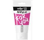 Darwi For You tube de peinture acrylique 75 ml - Rose fluo