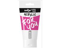 Darwi For You tube de peinture acrylique 75 ml - Rose fluo