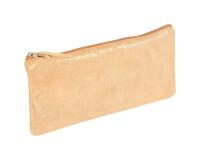 CÉLESTE CUIR Trousse plate 11x22 cm Disco Or