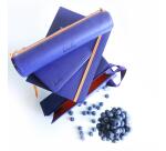 Rhodiarama trousse plumier simili cuir italien 23x5x5 cm - Violet