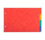 Separadores Exacompta para fichas Exacompta cartulina Bristol cartulina 225g Forever 4 posiciones - A5