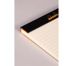 Bloc agrafé Rhodia le R N°11 7,2x10,5 cm 70 feuillets ligné 90g - Orange