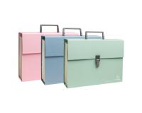 Exacompta AutentiK Expanding Multipart File 18 Part A4 - Assorted colours