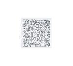 Cernit plaque de texture Bubbles - Gris