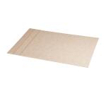 Rhodiarama sous-main rigide simili cuir italien 60x40 cm - Beige