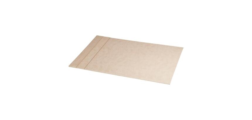 Rhodiarama sous-main rigide simili cuir italien 60x40 cm - Beige