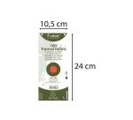 Paquet 100 fiches intercalaires horizontales unies perforées Forever - 105x240mm