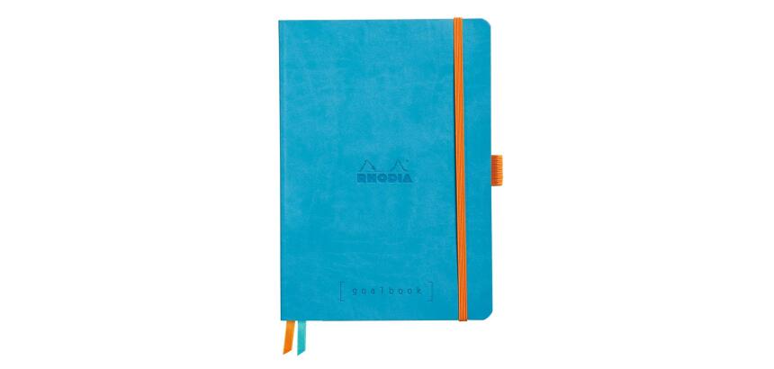 Rhodia Goalbook Softcover Notebook - 5x5 - 120 Sheets - 90gsm - Turquoise|