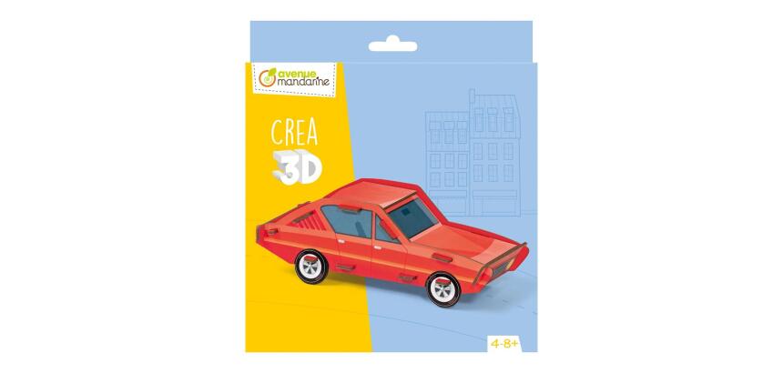 Crea 3D, Voiture - Bleu