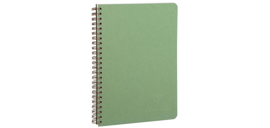 Cahier reliure intégrale Age Bag A5 100 pages petits carreaux - Vert