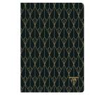 Neo Deco carnet piqûre textile A5 96 pages ligné motifs assortis papier ivoire 90g - Assortis