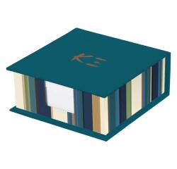 K3 blue, Bloc cube 11x4cm contenant 300 feuillets unis. - Multicolore