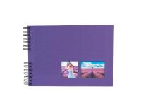 Album photos à spirales MILANO 320 x 220 mm, bleu