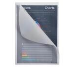 Sachet de 50 pochettes coin papier 110g/m2 - A4 - Transparent blanc