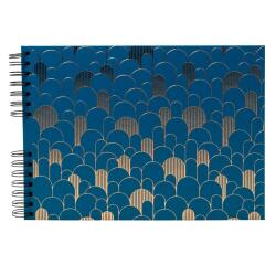 Spiral photo album 50 black pages Neo Deco