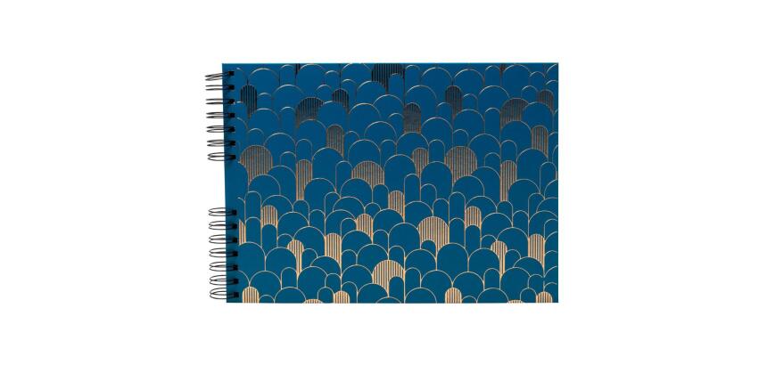 Album photo à spirales 50 pages noires Néo Déco