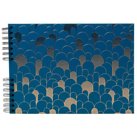 Álbum de fotos NÉO DÉCO 32x22 cm - 150 fotos 50 páginas - Azul de Francia