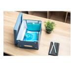 Cajas de almacenamiento NeoDeco - 21,5x28x15cm, A5+ - Azul de Francia