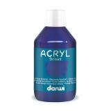 Darwi Flacon de 250 ml de Peinture Acrylique Universelle Brillante - Bleu outremer