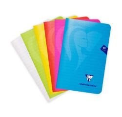 Carnet piqué Mimesys 11x17cm 48 pages ligné Couleur aléatoire - Assortis
