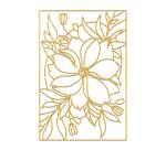 Set de 5 cadres à peindre - Floral - Blanc