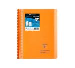 Carnet dessin/croquis reliure intégrale enveloppante Koverbook A6 100 pages papier blanc 125 g couverture polypropylène transparent - Assortis