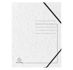 Chemise à élastique sans rabats carte lustrée 355gm2 - A4