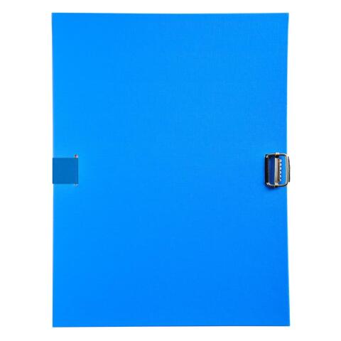 Carpeta con lomo extensible polipropileno color 1 solapa - Cartulina Lustrada - Tamaño: 24x32 cm - A4 - Azul claro