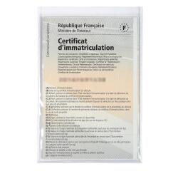 Exacompta Doc Protect PVC Vehicle Registration/Driving Licence Protective Sleeve - Crystal